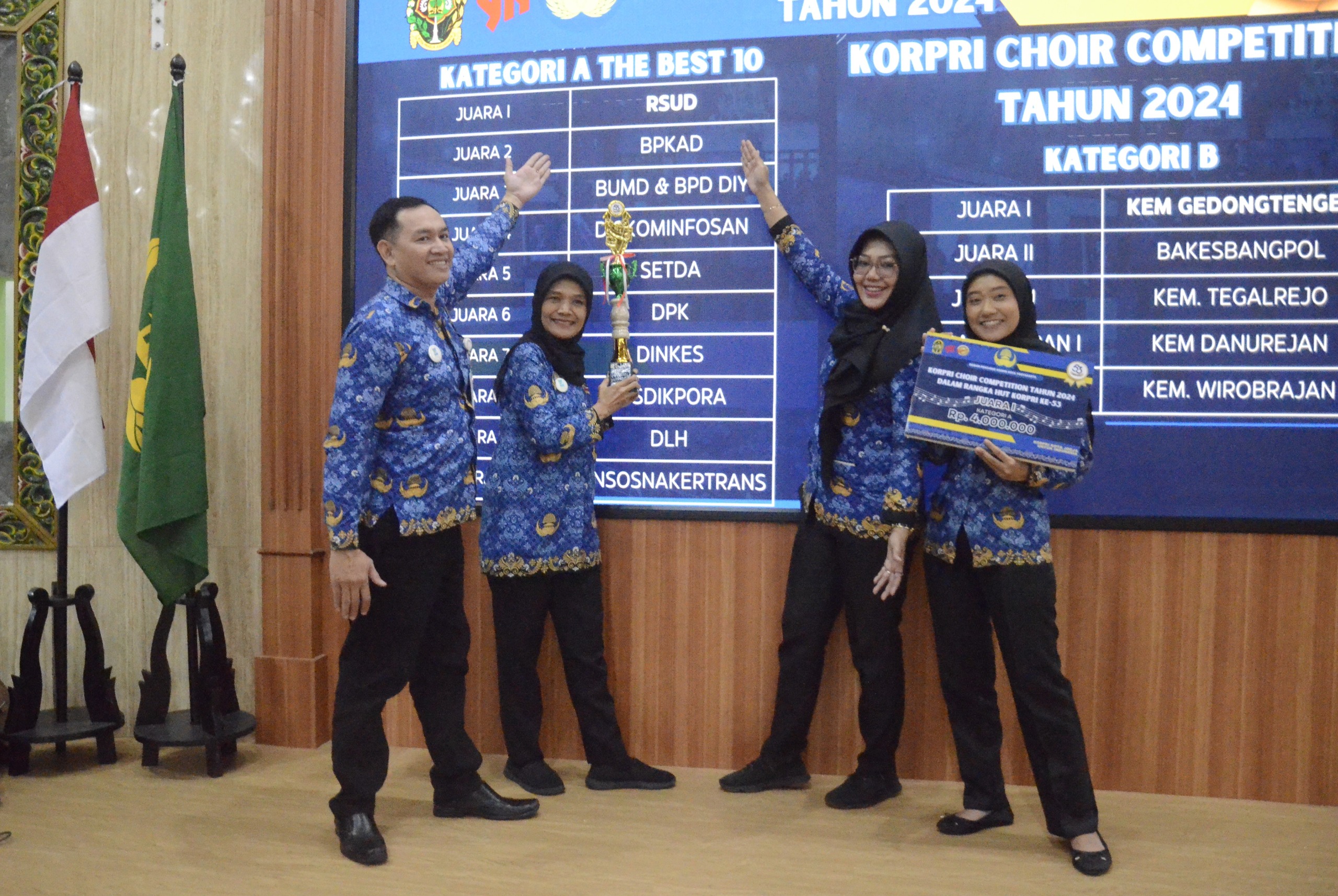 RSUD Kota Yogya Juara Korpri Choir Competition